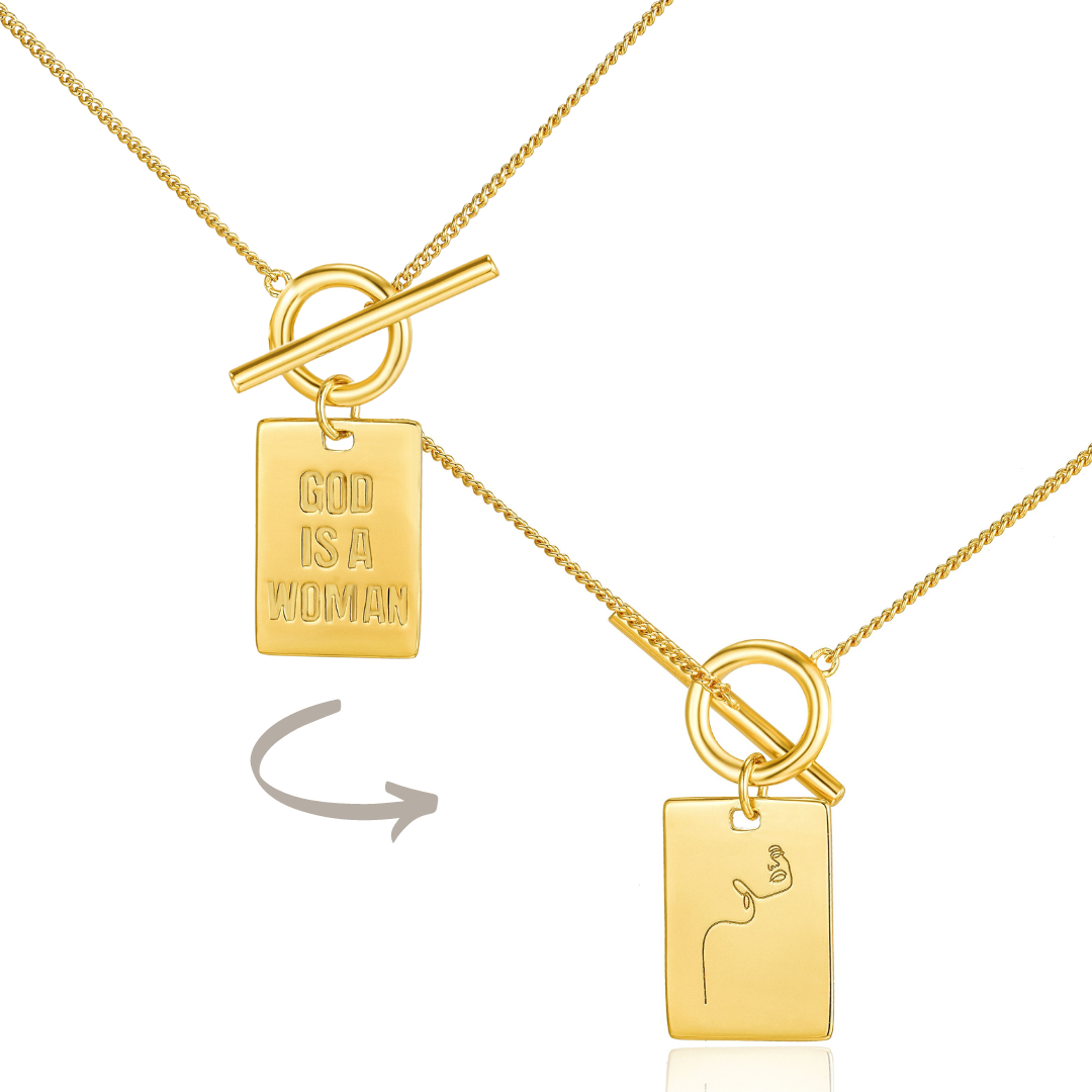 Halskette God Is A Woman
