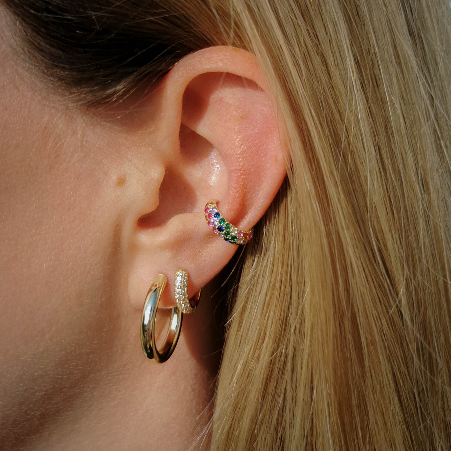 Cuff Verona (Rainbow Stone)