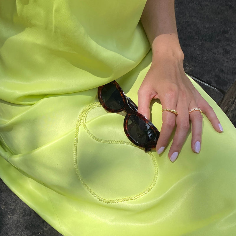 Brillenkette Limone